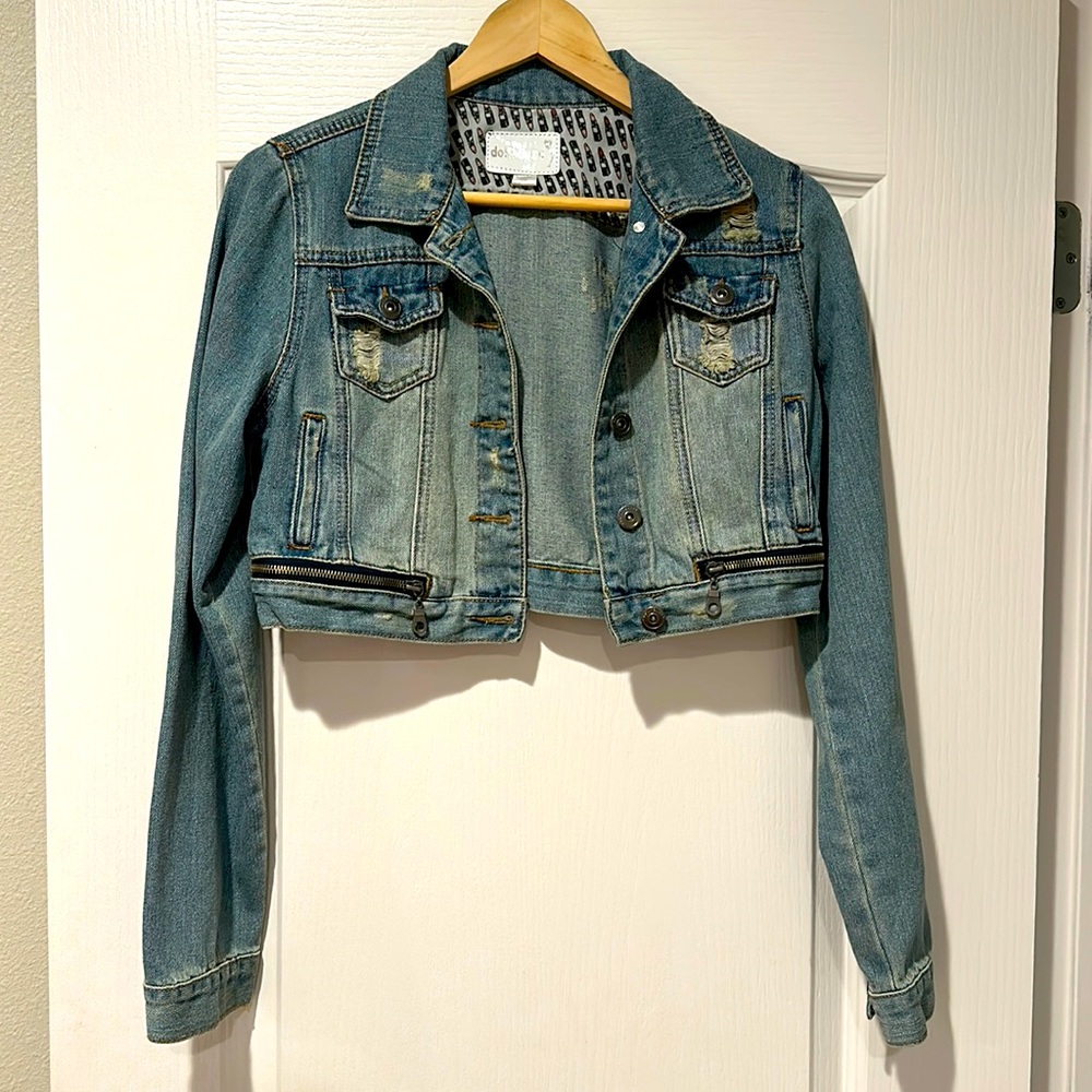 Jean jacket (crop top)